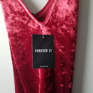 NWT Crushed velvet bodysuit